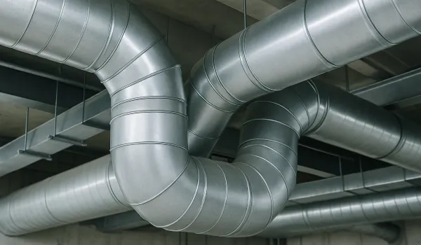 Metal air ducts from Houston Air Conditioning Repair in Houston, TX - Residential Air Conditioning Services